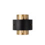 Opviq Lámpara de Pared Noctra - 15351 Dorado y Negro